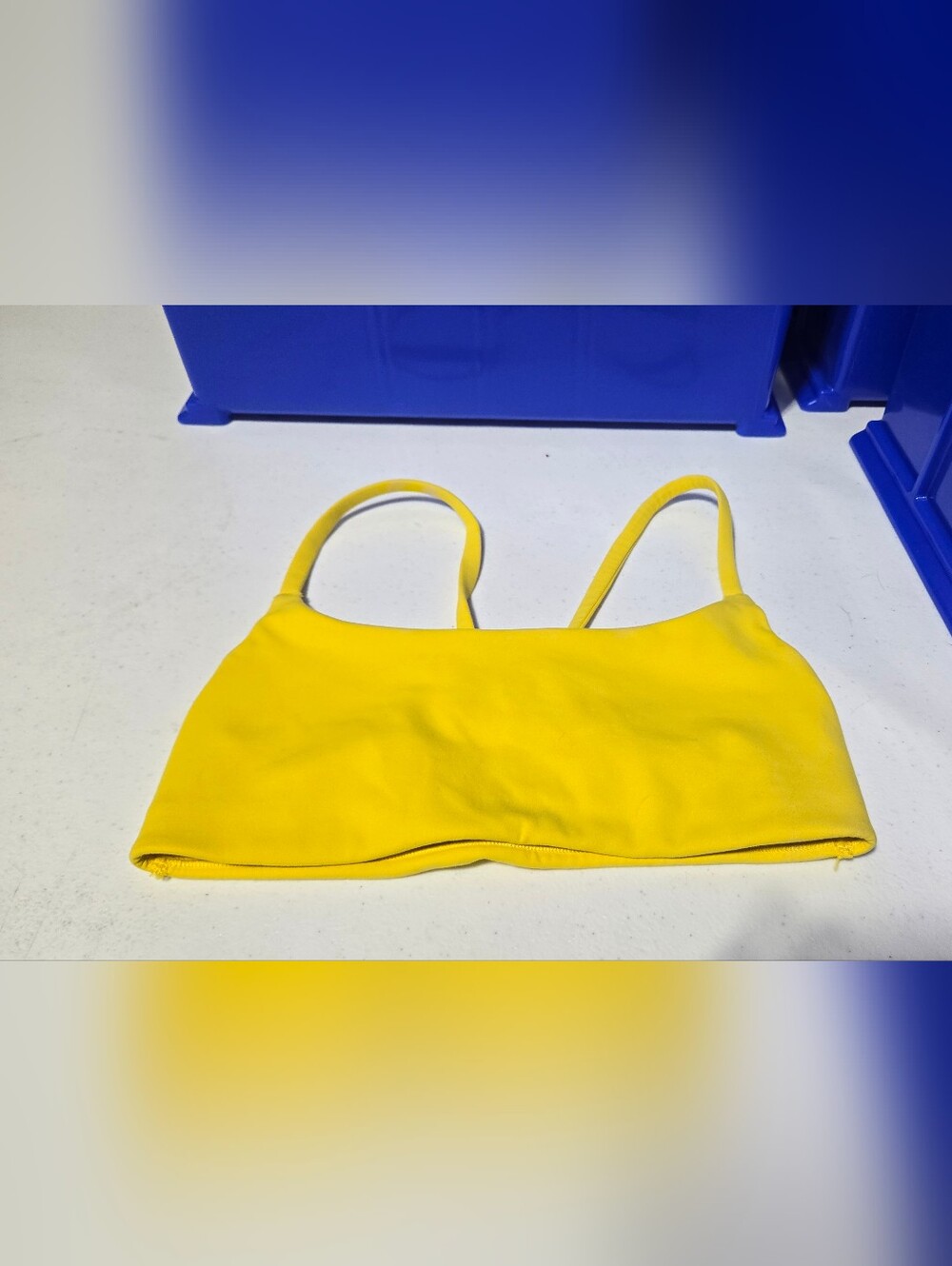Lululemon Wunder Train Strappy Racer Bra *Light Support, A/B CupUtility Yellow